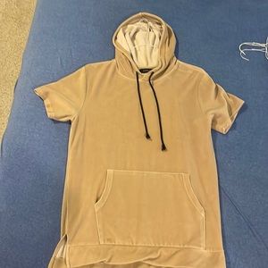Kayden K Velvet Short Sleeve Hoodie